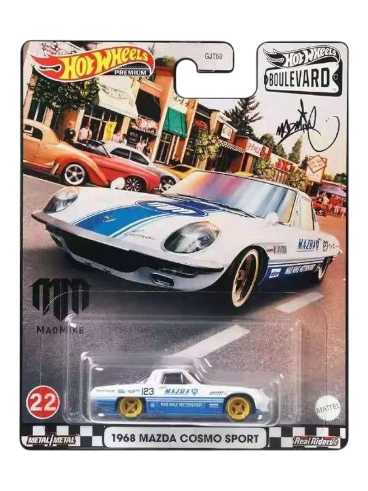 HotWheels Boulevard 1968 Mazda Cosmo Sport Imported Premium 1:64 Scale