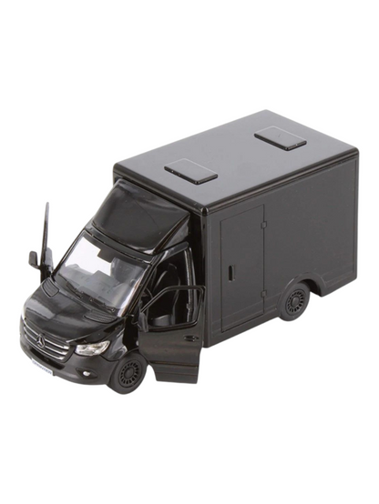 Kinsmart Mercedes-Benz Sprinter 1:48 Scale (Diecast Metal,Pull Back Action,Openable Doors)