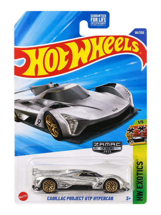 HotWheels 'Cadillac Project GTP HYPERCAR (ZAMAC EDITION) Imported Mainline 1:64 Scale