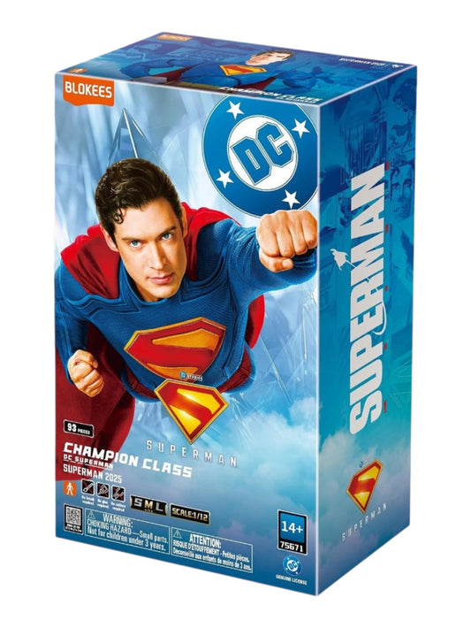 Blokees Champion Class DC SuperMan 2025 1/12 Scale Code: 75671