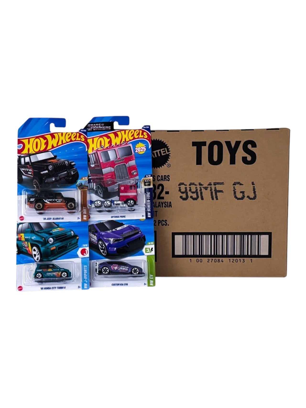 HotWheels Imported F Case 2025 Contains 72 Cars