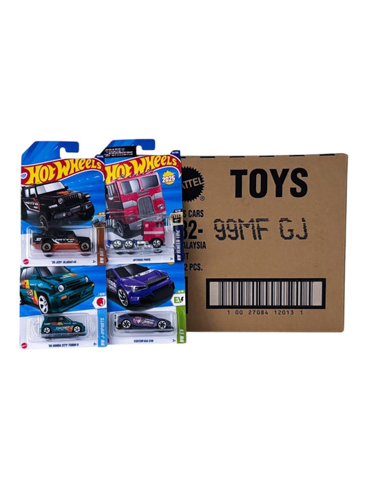 HotWheels Imported F Case 2025 Contains 72 Cars