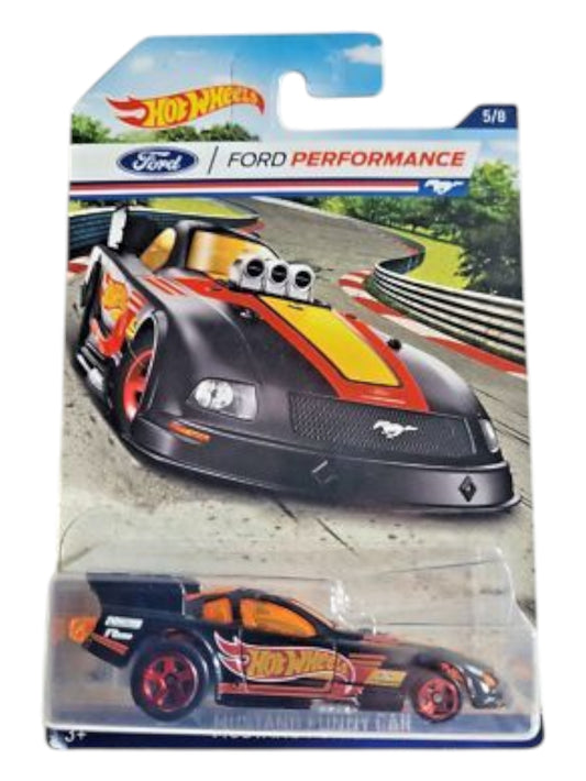 HotWheels Ford performance mustang funny car imported mainline card art 1:64