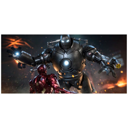 Marvel Studio ZD Toys Iron Man The Final Battle MK & Iron Monger Set Figure 7 Inch 10th Anniversary