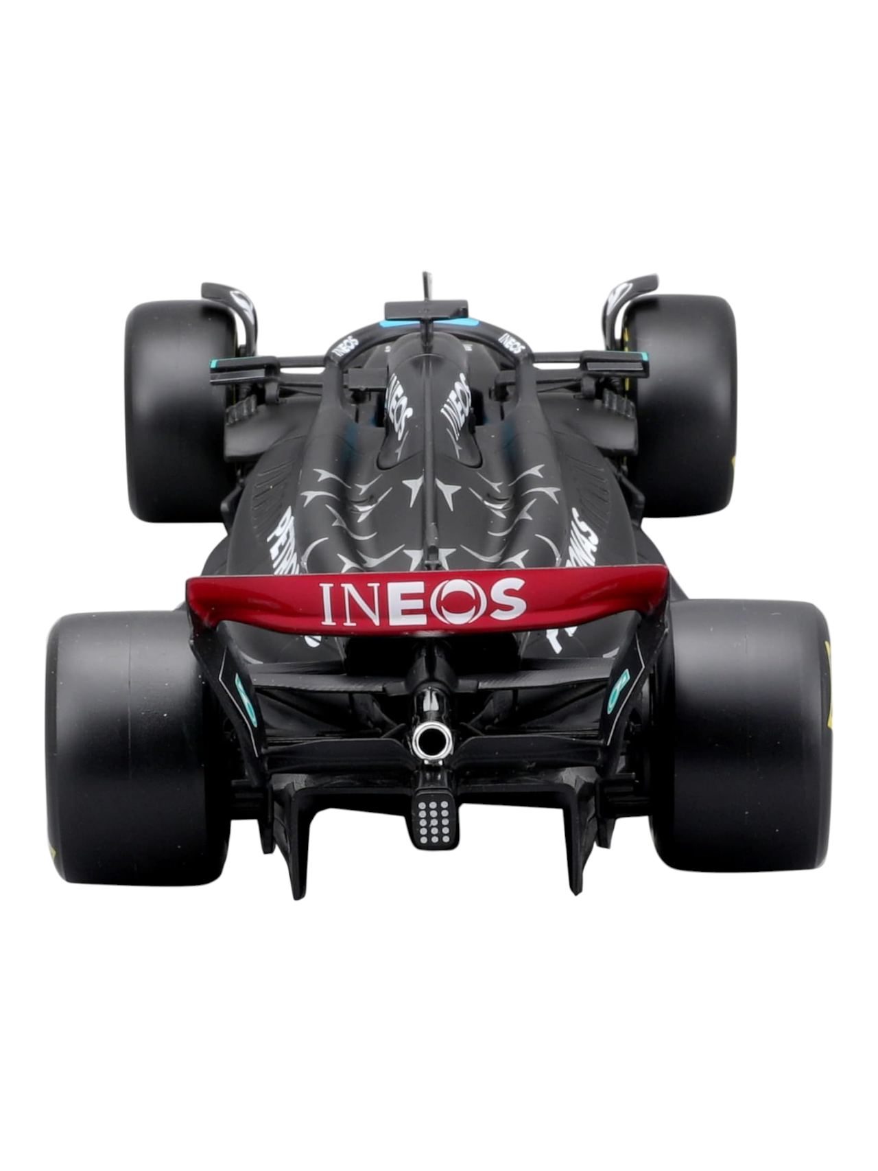 Bburago Formula 1 (F1) AMG Petronas F1 W14 E Performance #63 George Russell Diecast 1:24 Scale (With Acrylic Case)