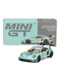 Mini GT #804: Porsche 911 GT3 R #28 HubAuto Racing 2023 FIA GT World Cup 70th Macau Grand Prix 1:64 Scale