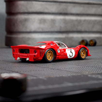 Hotwheels elite 64 1967 ferrari 330 p4 imported premium rlc 1:64 Scale (with protector)JCP47