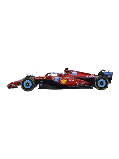 Bburago Formula 1 (F1) Ferrari Miami GP SF-24 16 No Charles Leclerc 1:18 Scale Diecast