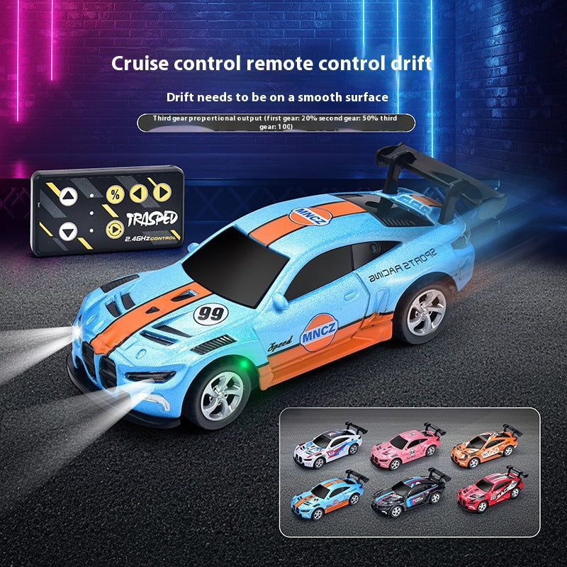 Mini Ric Car R/C Speed Regulating Alloy Model Car 1:64 Scale