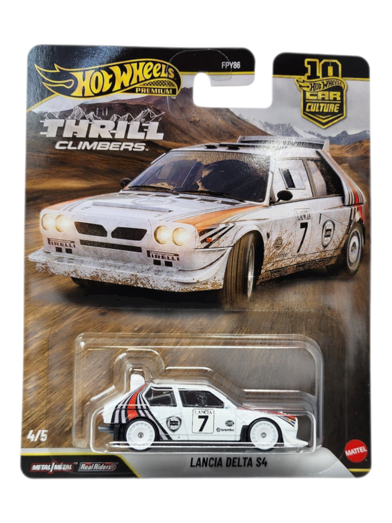 Hotwheels Car Culture Thrill Climbers Set of 5 Cars Mainline 1:64 Scale (FPY86-95AQ)