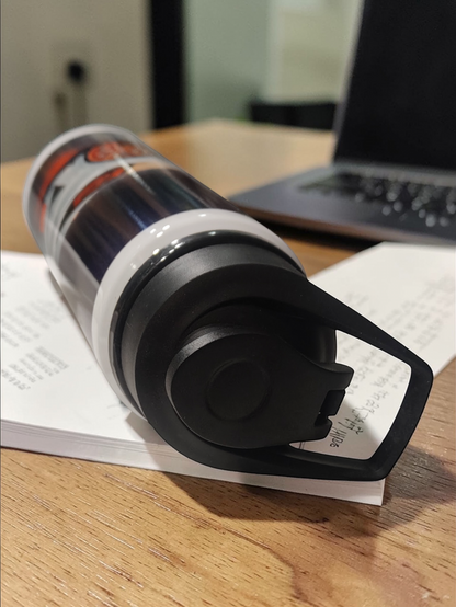 Water Bottle with Lamborghini Car Print-Stylish & Leakproof