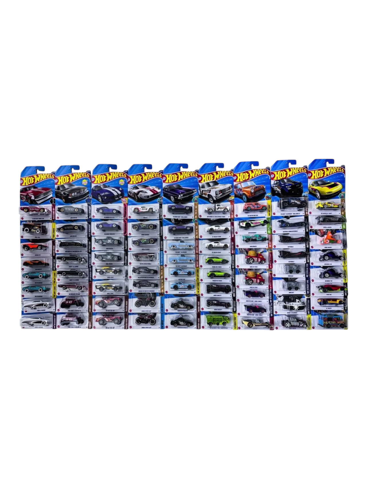 HotWheels Imported 2025 H Case (Contains 72 Cars)