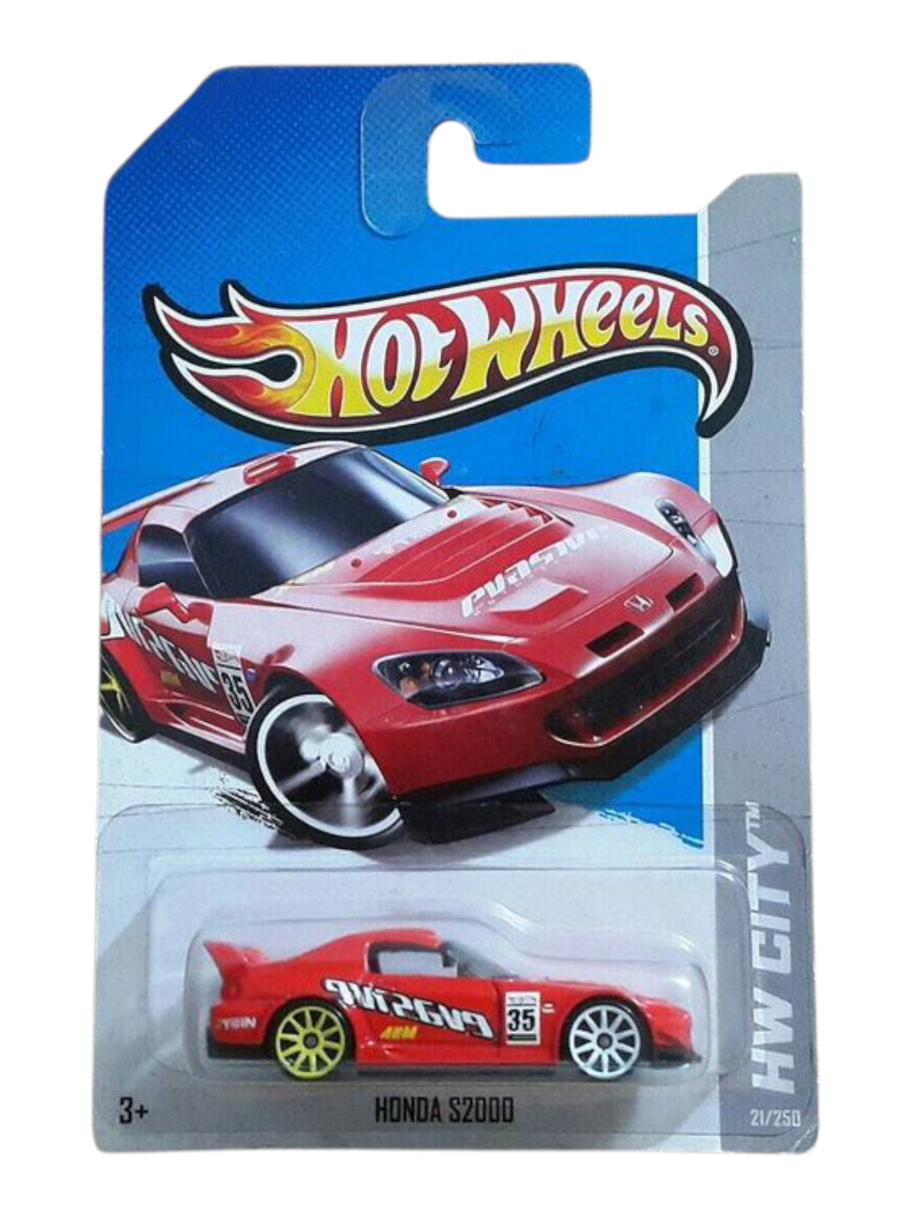 HotWheels Honda S2000 Imported mainline 1:64 Scale (Blister Damage)