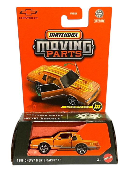 Matchbox Moving Parts 1988 Chevy Monte Carlo LS Super Chase 1:64 Scale