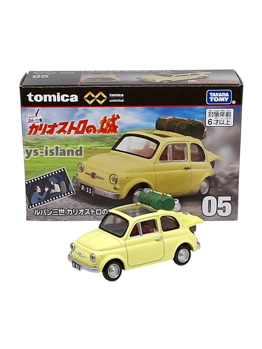 Tomica Premium Unlimited 05 Lupin III The Castle of Cagliostro Fiat 500 TOMY NEW