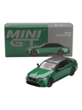 Mini GT Blister #1086: BMW M5 Isle of Man Green Metallic 1:64 Scale