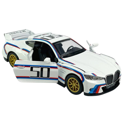 CCA 'BMW 3.0 CSL Diecast matel Door open Detailing the Car 1:42 Scale With Acrylic Protecter