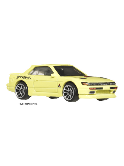 HotWheels Silver Series The Fast And Furious Tokyo Drift Nissan Silvia ( S13 ) Imported Card Art 1:64 Scale