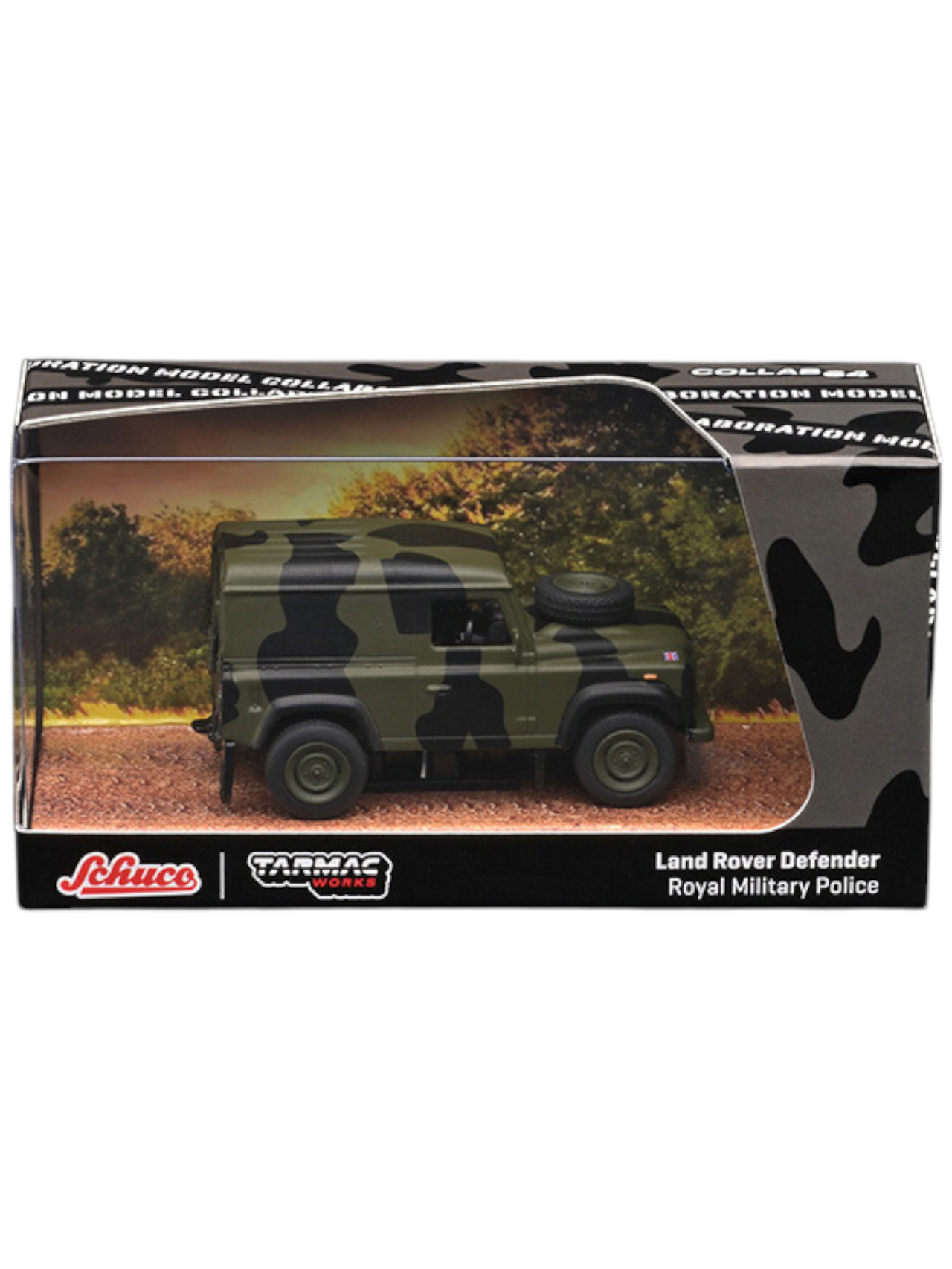 TARMAC Works Land Rover defender Royal Military Police Diecast Model 1:64 Scale