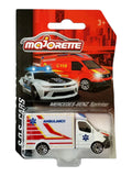 Majorette Ambulance Die-Cast Toy Vehicle | Emergency Rescue Series | Collectible Miniature Model Car 1:64 Scale
