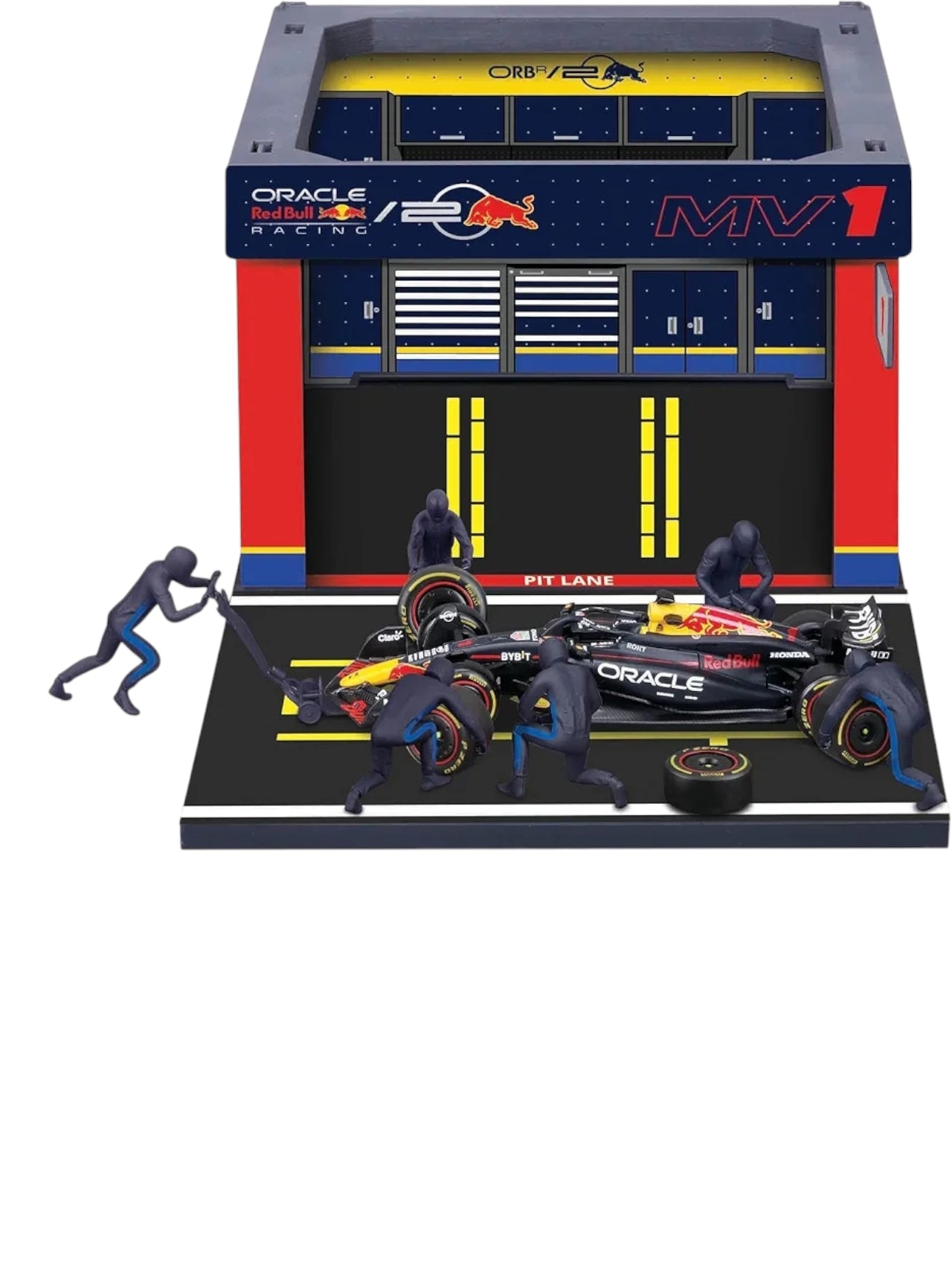 Bburago 2024 formula 1 (f1) pit pass max Verstappen no 1 1:43 scale