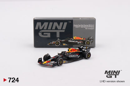 Mini GT #724: Oracle Red Bull Racing RB19 #1 Max Verstappen 2023 1:64 Scale