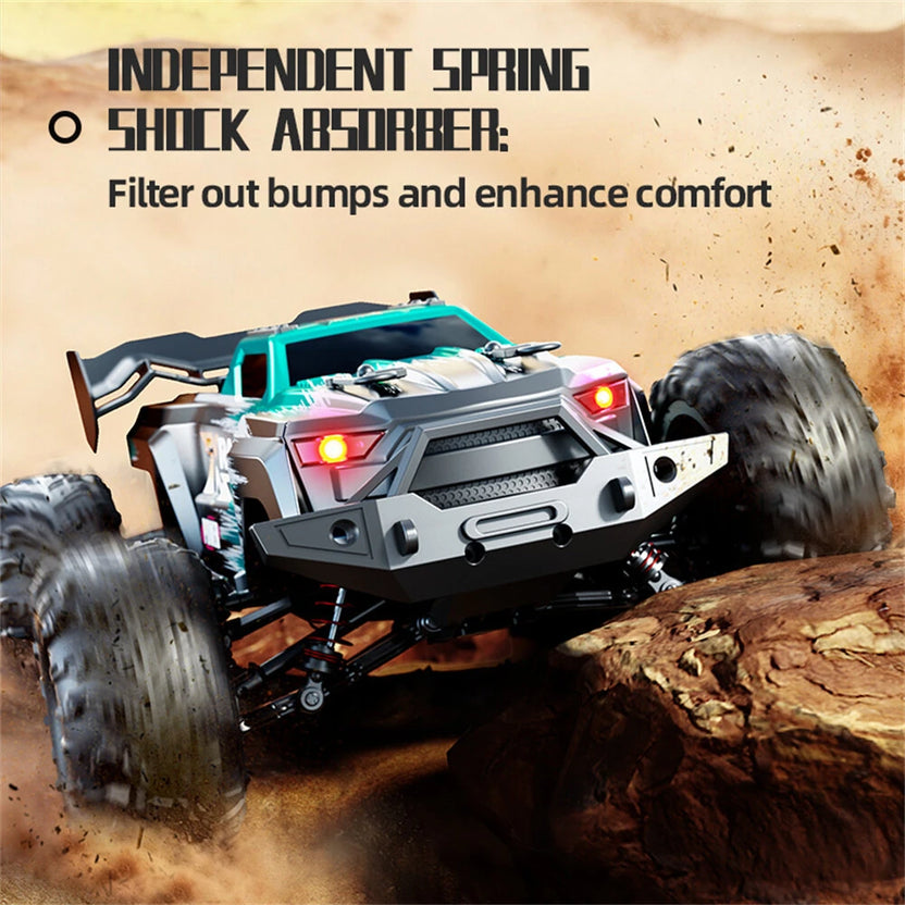 VORTEX Speed Adventure Race 2.4GHz High-Speed RC Monster Truck |Scale 1:16 |4WD Off-Road Remote Control Car | Rechargeable Battery | 32 km/H