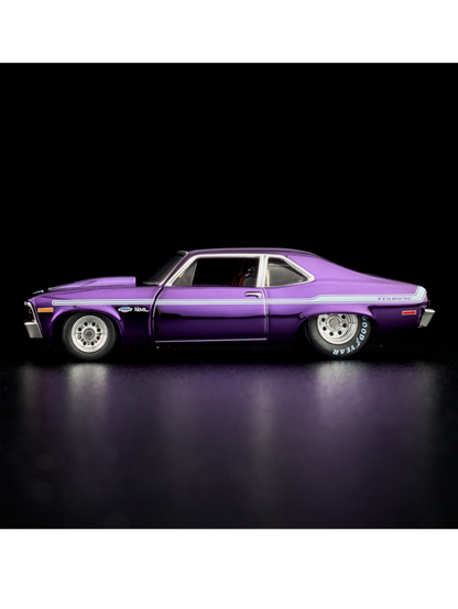 HotWheels 1972 Chevy Nova SS RLC 1:64 Scale (With Acrylic Case)