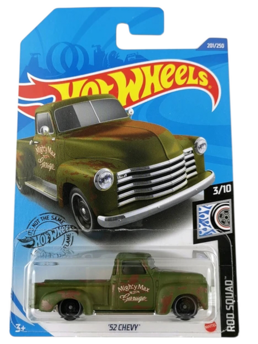 HotWheels 52 Chevy Imported Mainline 1:64 Scale GHG01-M7C6