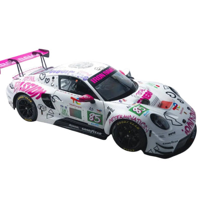 Trends Hobby -TH-123 Porsche 911 GT3 R Iron Dames #85 – 2025 Le Mans 24H LMGT3 1:64 Scale Diecast Model Car