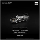 Pop Race 003 R-33 GT-R Dark Chirome Imported 1:64 Scale