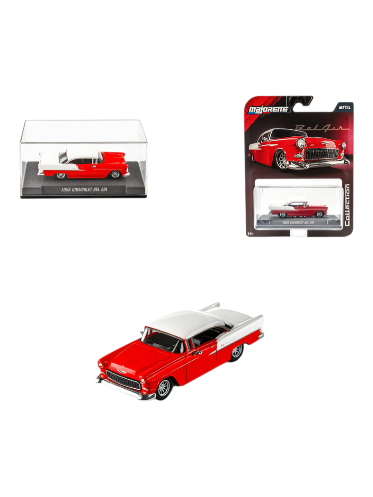 Majorette wave 3 collection 1955 Chevrolet Bel Air Imported 1:64 Scale