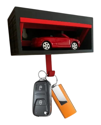 Car garage keychain holder storage