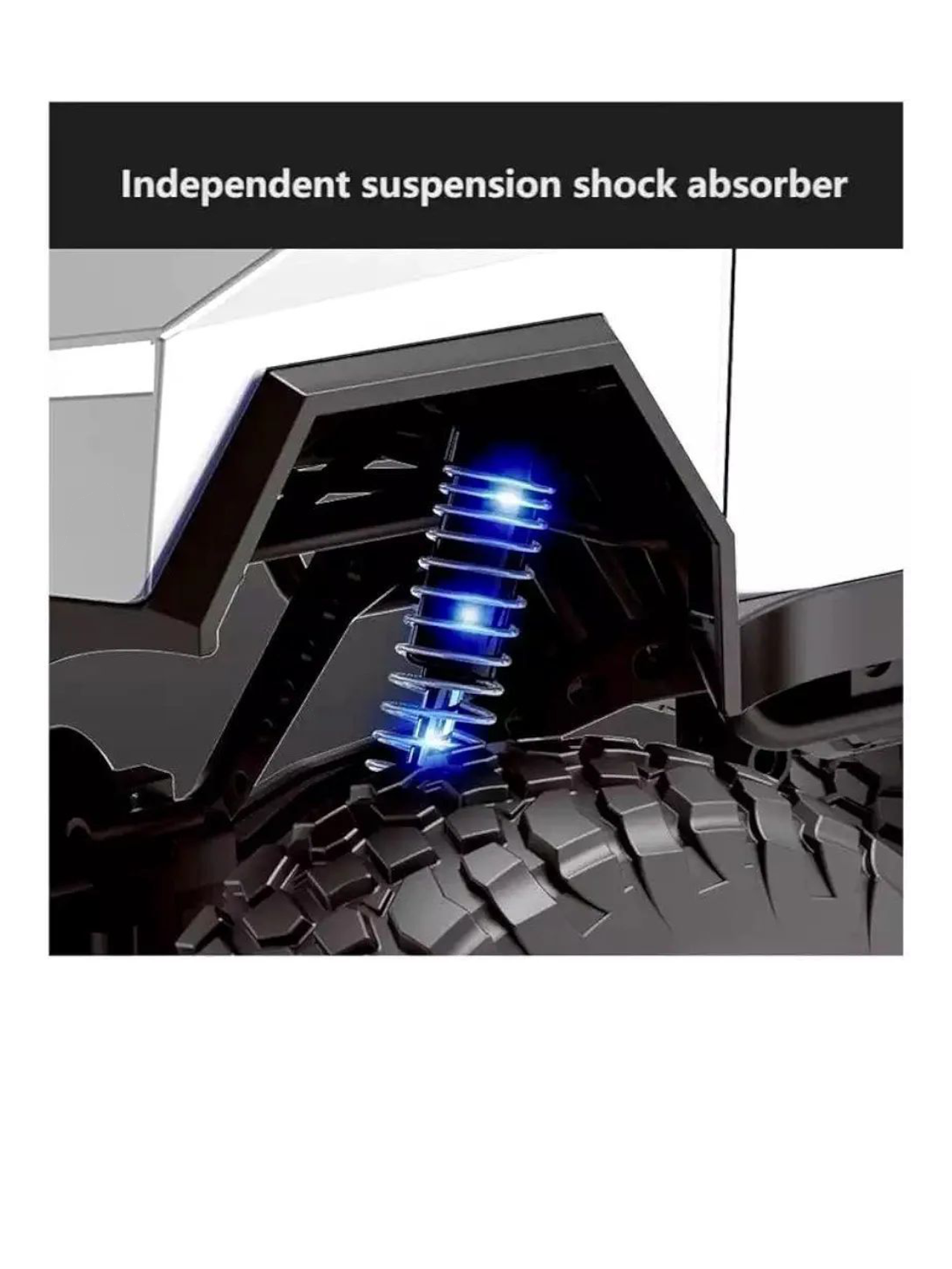 Tesla Monster Remote Control (RC) Truck 1:8 Scale