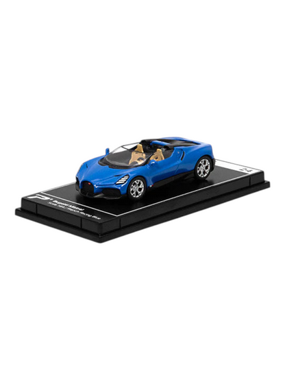 Postercars Hypercar League Collection Bugatti Mistral 1:64 Scale / French Racing Blue ( No 24 )