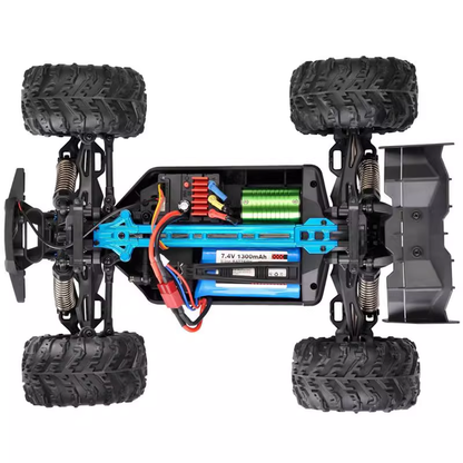 Drive Brushless Motor Pro Metal Gear Transmission Electronic Speed Controller 7.4V LI-ION Battery Imported 1:16 Scale 2.4GHZ Remote Control Car