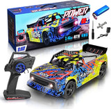 Power Drift RC Car 2.4 Ghz Remote Control, RTR 4WD, Lghit Effect When Braking Alloy Gear Adjustable Metal Hydraulic Shock Absorber 1:12 Scale Remote Control Rechargeable