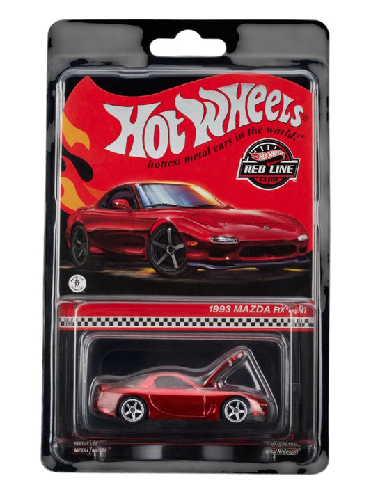 HotWheels 1993 Mazda RX-7 R1 RLC 1:64 Scale (With Protector)