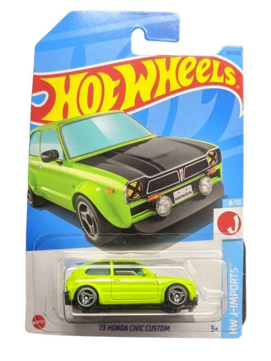 HotWheels 73 Honda Civic Custom Imported Mainline 1:64 Scale (Blister Damaged)
