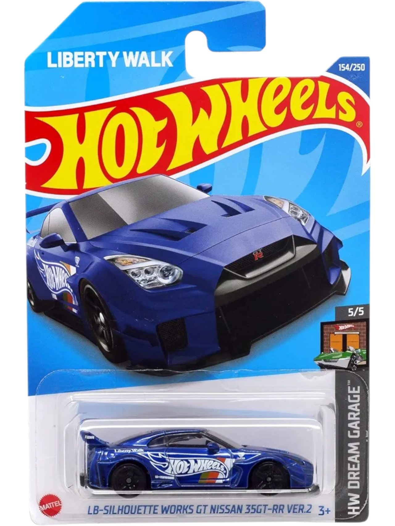 Hotwheels LB SILHOUETTE WORKS GT NISSAN 35GT- RR VER.2 Imported Mainline 1:64 Scale