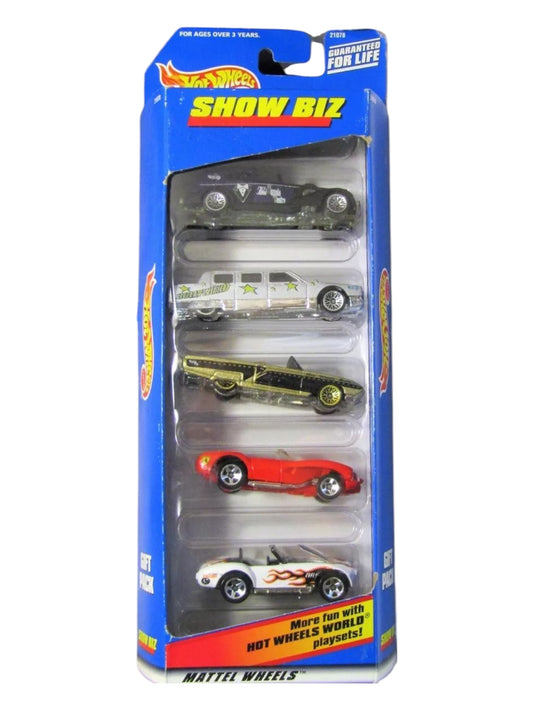 HotWheels Show Biz Set of 5 Gift Pack 1:64 Scale