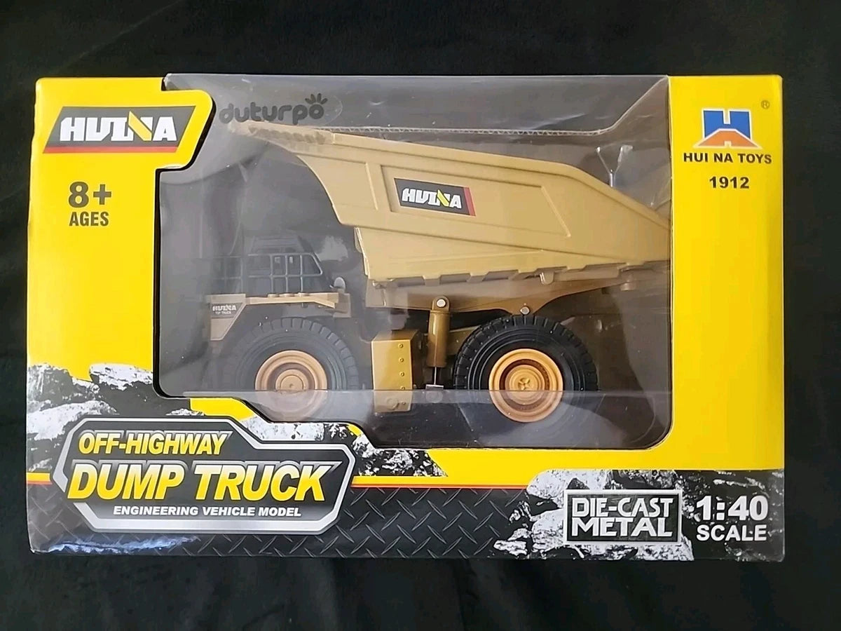 HUI NA TOYS Dump Track Off Highway Diecast Metal Imported 1:40 Scale