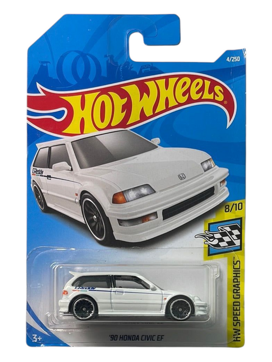 HotWheels 90 Honda Civic EF Imported Mainline 1:64 Scale