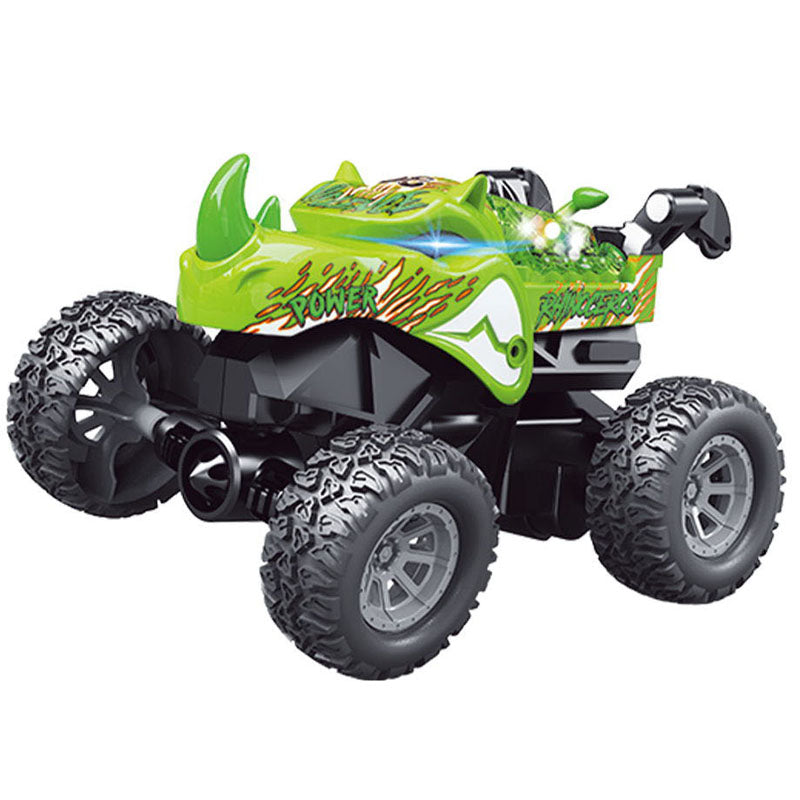 Remote Control Rhinoceros Stunt Car | 2.4GHz Speed-Regulating Alloy RC Car | Metal Body | Exquisite Alloy Series