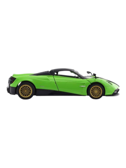 MSZ Pagani Huayra Green 1:32 licensed pullback diecast Scale Model car