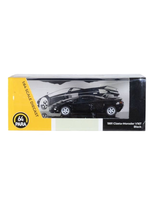 Para64 1991 Cizeta-Moroder V16T Black 1:64 Scale Diecast