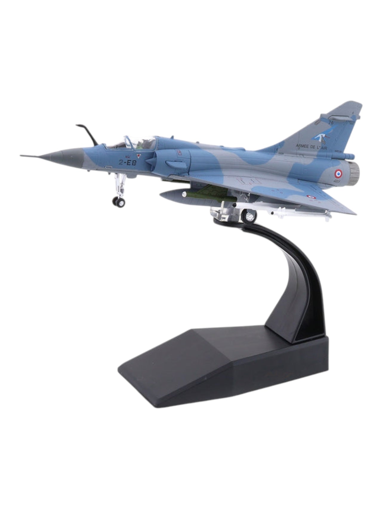 AMER COM Dassault Mirage 2000 French Air Force Diecast Military Aircraft Model | Fighter Jet Collectible 1:100 Scale