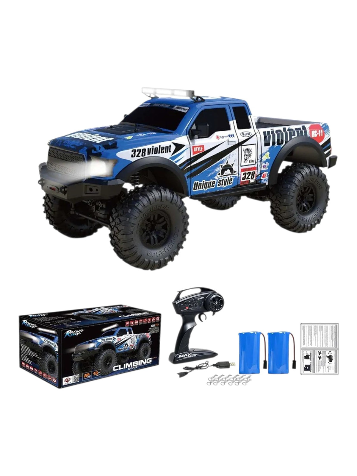 HB Toys Racing Rally Climbing Beast Off Road Remote Control Car 1:10 Scale 4WD Rally Car RTR | Code: HB-ZP1010