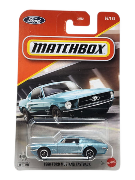 Matchbox 1968 ford mustang fastback Imported mainline 1:64 Scale