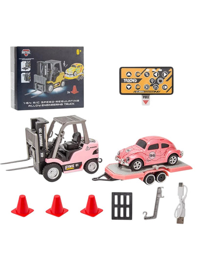 Engineering remote control (RC) speed regulating alloy Model car 1:64 Scale